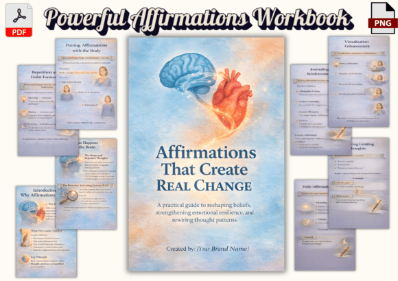 Download Powerful Affirmations Workbook - Premium Resources